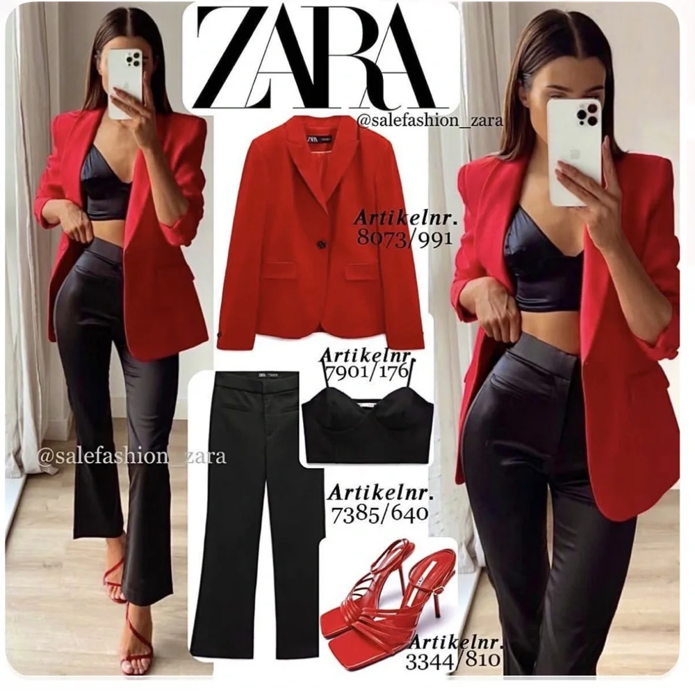 Zara black satin mini flare semi cropped pants